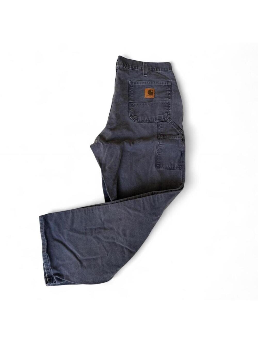 Carhartt Men's Grey carpenter work pants size 38
